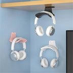 Desk Hook 8/16pcs Wall-Mount/Under-Desk Headphone Stand - Space-Saving Hanger(White Z Style,8pcs) - Image 3