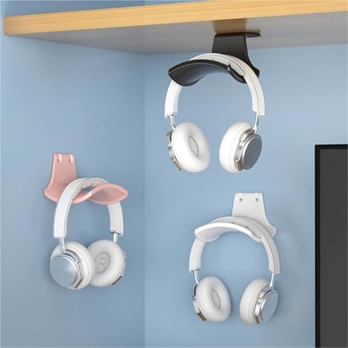 Desk Hook 8/16pcs Wall-Mount/Under-Desk Headphone Stand - Space-Saving Hanger(White Z Style,8pcs) - Image 3