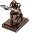 Soldier Executive Knight Pen Holder Personalized Desk Organizers Copper by CYXStar