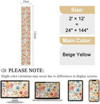 DUKINO 2x12 Washable Runner Rug, Long Runner Rug for Hallway, Beige Yellow - Image 2