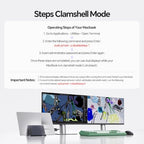 MacBook Docking Station Dual Monitor 4K@60Hz, PD100W, Audio for Home Office - Image 5