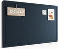 Fluxynara 35.4" x 23.6" Bulletin Board, Carbon Blue by FLUXYNARA