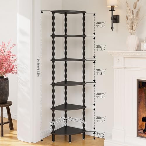 IBUYKE 6-Tier Corner Shelf,Industrial Corner Storage WBC021B - Image 3
