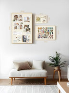 Fabric Bulletin Board 40x30 inches, Golden Aluminum Framed Wall Pin Board - Image 7