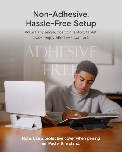 MOFT Invisible Laptop Stand, Stick-Free Tablet&Laptop Riser for Mobile Work - Image 3