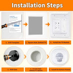 TV Cable Hider wall kit in wall Cable Management kit - Image 5