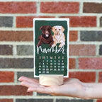 1Canoe2 2027 Mini Desk Calendar, Standing Desktop Calendar, Furry Friends - Image 2