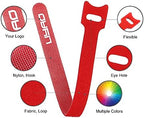 Muka 500 Pcs Multi-Size Custom Cable Tie Reusable Fastening Wraps - Image 5