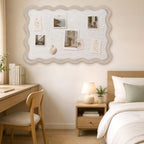 Scalloped Felt Bulletin Board 36"x24", Decorative Pin Board for Wall - Image 7