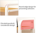 Office Desk Shelf Organizer, Wood Desktop Bookshelf Supplies Storage Rack, Shelf for Top of Desk and Dresser and Cubicle Decor Aesthetic Bookshelf (White Wood-three Tier, 15.75 Lx7.87 Wx22.05 H) - Image 7