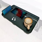 Stander Wonder Bedside Shelf, Bedside Caddy Organizer & Bunk Bed Shelf, Space-Saving Floating Nightstand for Seniors & Dorm Rooms, Bedside Tray Table with Phone Holder, Cup Holder & Cable Organizer by Stander