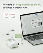 NIIMBOT B1 Label Maker Machine with 3 Roll Tapes, 2Inch Portable Printer - Image 5