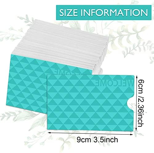 1000 Pcs Key Card Envelopes Hotel Key Card Holder Sleeves, Fresh Style - Image 3