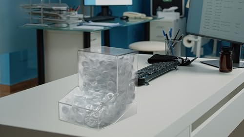 Inevibe 2 Pack Bulk Candy Dispenser with Two Lids for Desk, Office (2) - Image 5