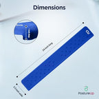 EdgeRest PostureUp L-Shaped Desk Long Wrist Rest Elbow, Forearm & Wrist Comfort Support for Table or Desk Edge, Non-Slip, Memory Foam Padding, Ergonomic Design for Work, Universal Fit, Blue - Image 6