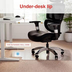 Staples Chair Mat w/Lip 36" x 48" for Low-Pile Carpet, Clear Poly (ST63680) - Image 3