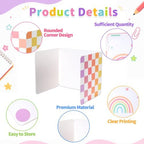 gisgfim 24 Pack Privacy Shields Desk Dividers for Student, Composition - Image 3