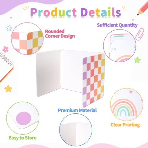 gisgfim 24 Pack Privacy Shields Desk Dividers for Student, Composition - Image 3