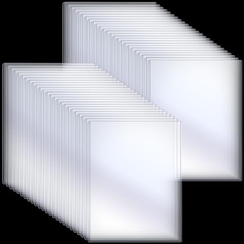 Sherr 50 Pcs 18 x 24 Inches Rigid Print Protectors Clear Hard Plastic Sheet Protectors Poster Sleeves for Protect Store and Display Photographs, Prints and Documents by Sherr