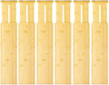 VaeFae 6 Pack Bamboo Drawer Dividers, 4" High Adjustable 11.9-17.1" Clothes Drawer Organizers, Expandable Separators for Bedroom/Bathroom/Kitchen/Office Storage by VaeFaeDirect
