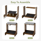 Adjustable Double Step Foot Rest Under Desk - Image 6