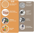 TooCust 24x36 Large Cork Board for Walls with Solid Wood Frame, Premium Double Sided Bulletin Board for Office & Home, Decorative Hanging Pin Notice Board, 1 Pack - Image 3