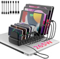 Charging Station for Multiple Devices, Adjustable Dividers Charger Dock by Unknown