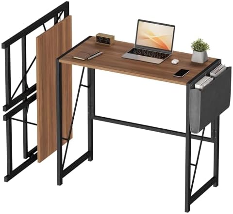 31.5" Folding Computer Desk with Headphone Hook & Storage Bag by Unknown