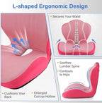 Ergonomic Memory Foam Seat Cushion with Back Support - Image 3