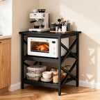 23.6"x23.6" Large Printer Stand with Adjustable Storage Shelf - Image 6