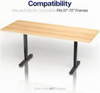 VIVO Light Wood 71 x 30 in Solid Table Top, DESK-TOP71C - Image 4