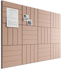 Bumusty 48" x 36" Large Cork Board Alternative, Boho by BUMUSTY