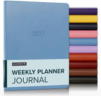 Harbor Weekly Journal Notebook Planner 2027 Cambridge Reef Blue by Harbor
