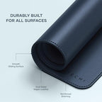 Satechi Vegan-Leather Desk Mat, Scratch and Water Resistant, Blue - Image 6