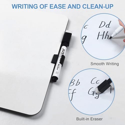 26 Pack Dry Erase Boards, 9"x12" Double Sided Easel Personal Small Whiteboards for Kids, Education Teacher Classroom Bulk, Mini Portable Handheld Drawing Writing White Boards Lapboards for Students - Image 6