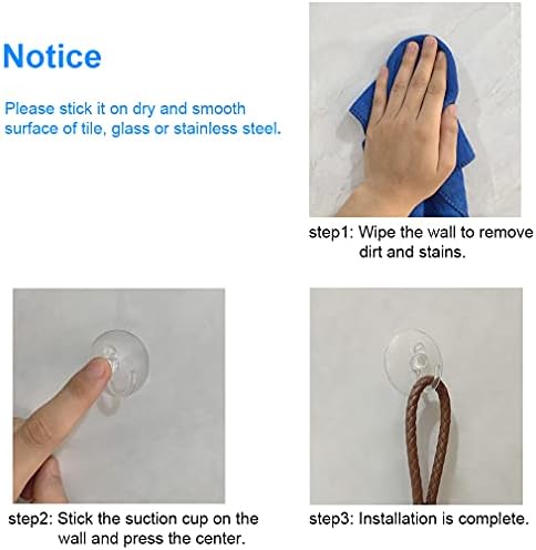 200 Pieces Large Suction Cups with Hooks 2 inch Clear Plastic Sucker Hooks for Glass Window Wall Festivals Parties Theme Carnival Decoration Door Bathroom Kitchen - Image 7