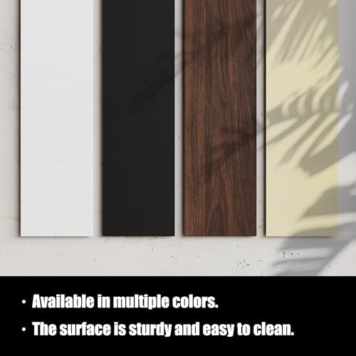 FENSULN Dual‑Tier Monitor Stand for Modern Desk Setup – Minimalist Wooden and Metal Riser Shelf with Transparent Acrylic Feet for Dual Monitors, Laptops, Home Office Aesthetic，Black and White - Image 5