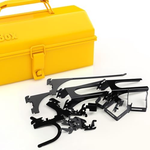Zonon 52 Pcs Metal Wall Control Hooks Slotted Storage Panel Hooks Bulk - Image 3