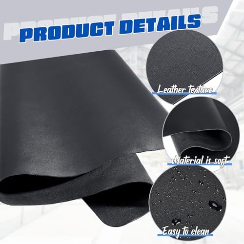 Drydiet 1 Pcs Work Bench Mat Top 30 x 60, PU Leather Tool Box Drawer Liner Tool Box Mat, Cuttable Workbench Pad, Easy Clean, Scratch Resistant Non-Slip Pad, Protect Workbench Tabletop Countertop - Image 3