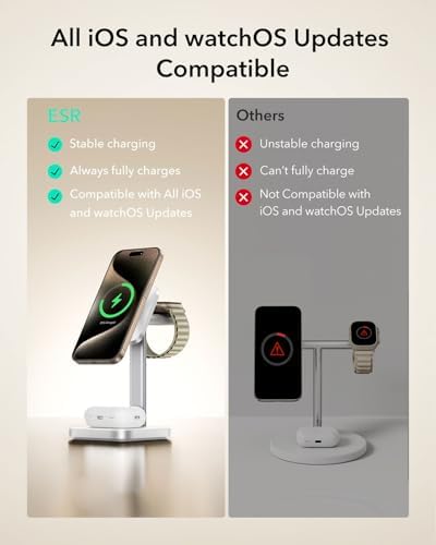 ESR 3 in 1 Wireless Charging Station, Magsafe Charger for iPhone 17-12 - Image 5