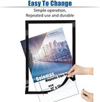 Magnetic Sign Holder 11x17, Wall Mount Self Adhesive Poster Display Frame - Image 3