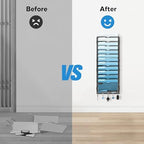 13-Tier Hanging Wall File Organizer with Hooks for Office Organization - Image 7