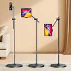 DIMONCOAT [Height-Adjustable & 360° Rotation Tablet Floor Stand Stable Base by DIMONCOAT
