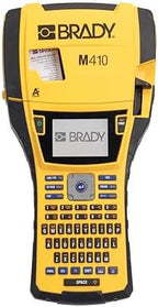 Brady M410 Handheld Portable Label Printer Kit with Safety and Facility ID Software, Carrying Case, Rechargeable Battery and Charger, Magnetic and Utility Holders, 11.5" H x 6" W x 3.5" H by BradyCorp