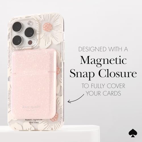 kate spade new york Flip Magnetic Card Holder/Wallet - That Sparkle Pink - Image 3
