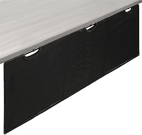 VIVO Black Under Desk 60 in Cable Management Sleeve, DESK-SKIRT-60 by VIVO