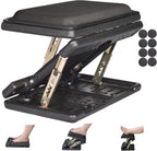 Under Desk Footrest, 4-Level Height Adjustable 12Modes Foldable Footrest by Scalebeard