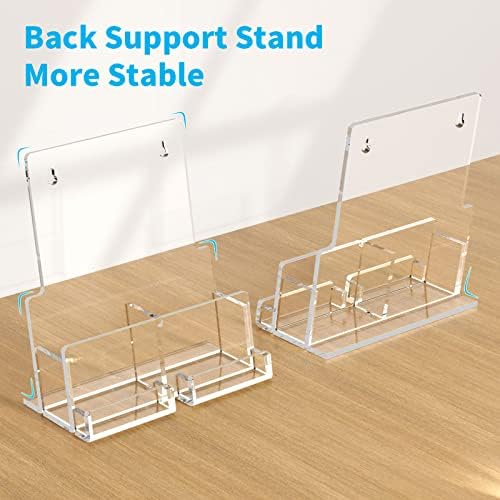 NIUBEE Acrylic Brochure Flyer Menu Pamphlet Holder Display Stand 8.5 x 11 - Image 5