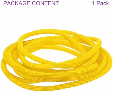 DMiotech 50ft Wire Loom Split Tubing 1 Inch(25.4mm) ID Yellow - Image 5