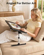 SAIJI Height & Angle Adjustable Lap Desk Laptop Stand for Bed - Image 2
